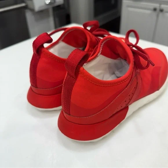Moncler Women’s Red Sneakers / Running Shoes Sz US 8 EU 38 EUC